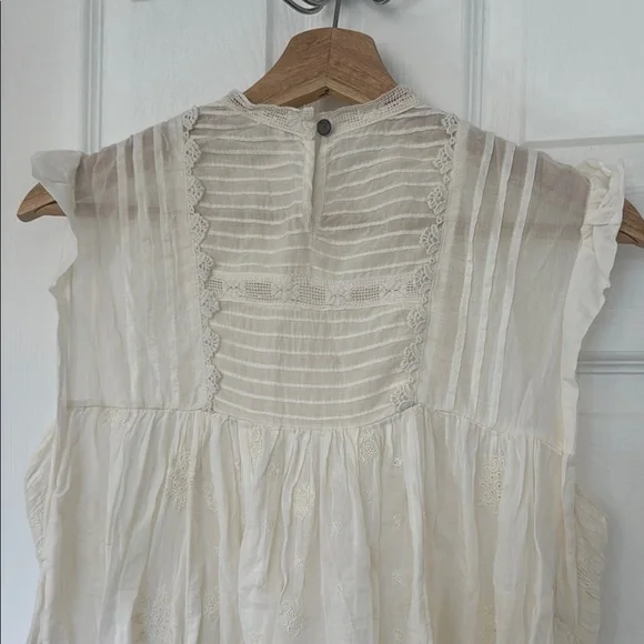 Free People Cream Mini Dress - Picture 9 of 9